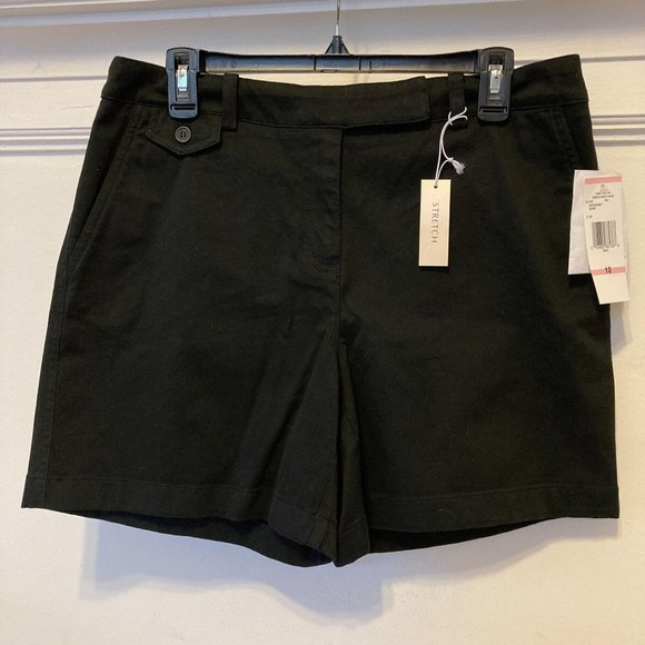 Jones New York Pants - NWT Jones NYK  Size 10 Stretch Sport Black Shorts